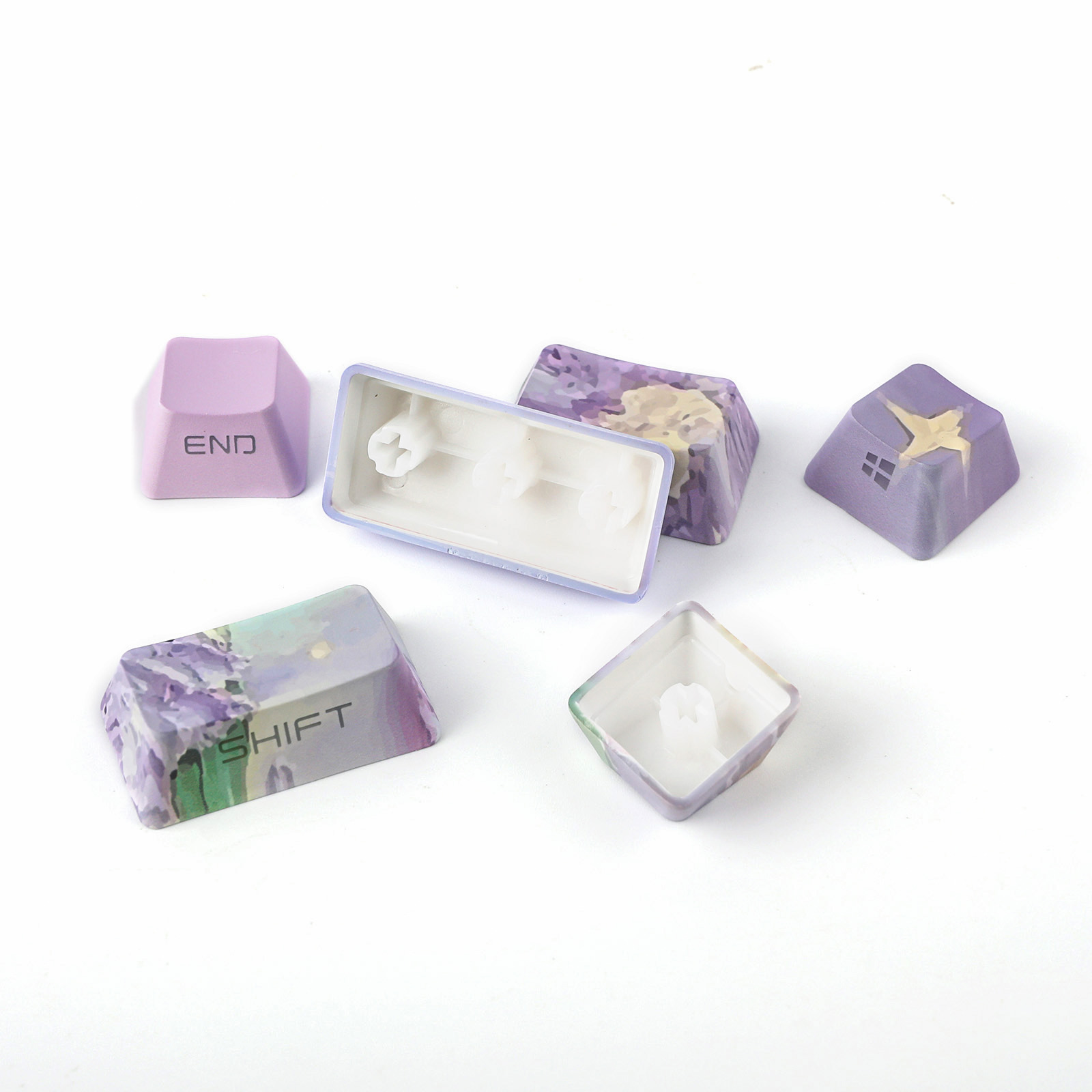 Juego de teclas violetas KiiBO - Gaming Accessories Aesthetic reseña y precio