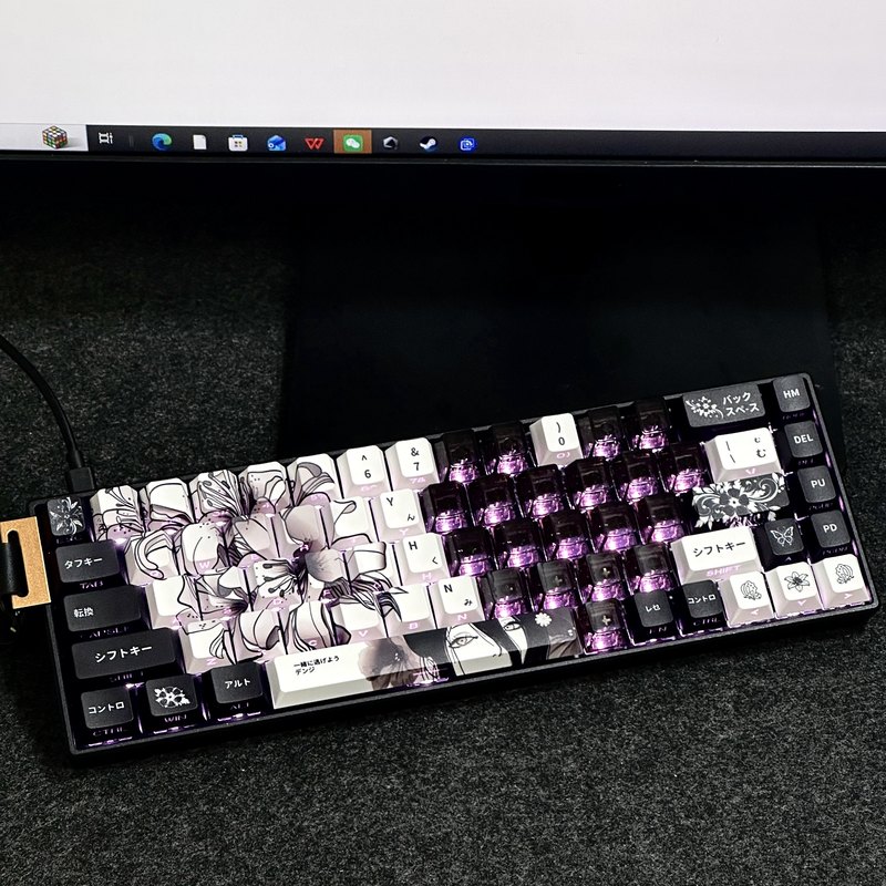 Teclado mecánico con diseño de - Gaming Accessories Aesthetic reseña y precio