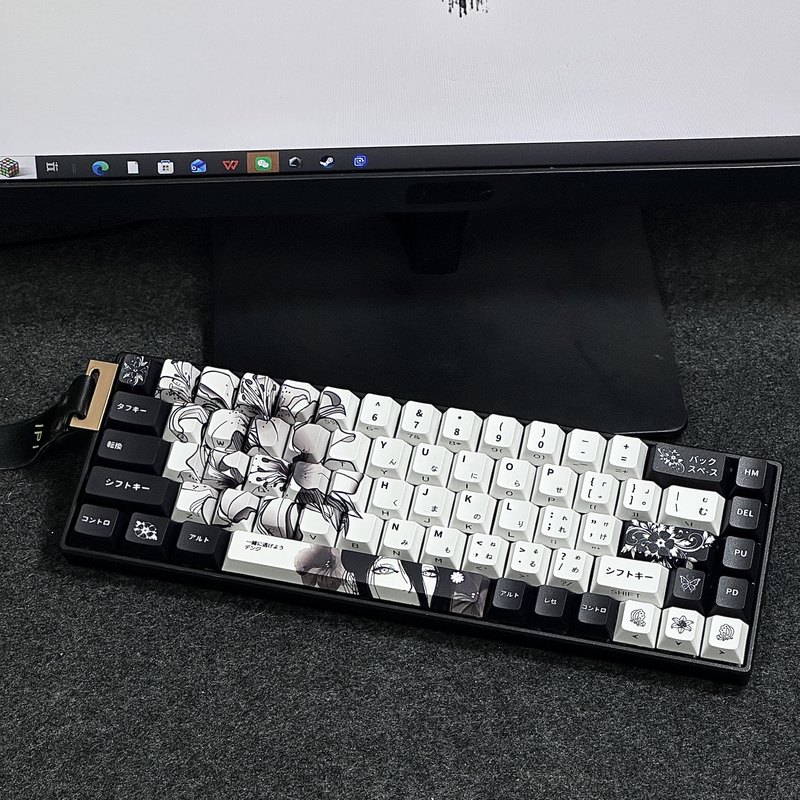 Teclado mecánico con diseño de - Gaming Accessories Aesthetic reseña y precio