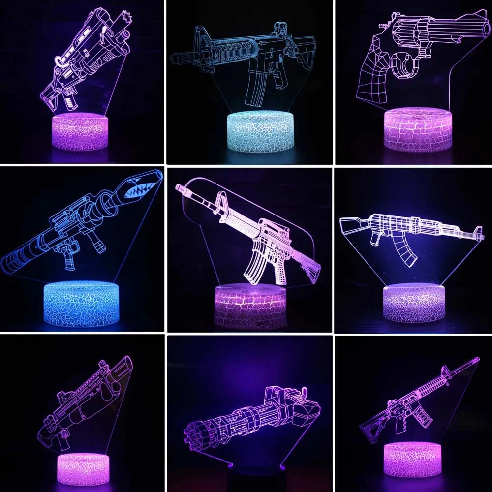 Rifle de juego, luz Led noctur - Accessories For Your Gaming Room reseña y precio