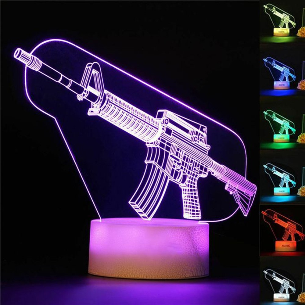 Rifle de juego, luz Led noctur - Accessories For Your Gaming Room reseña y precio
